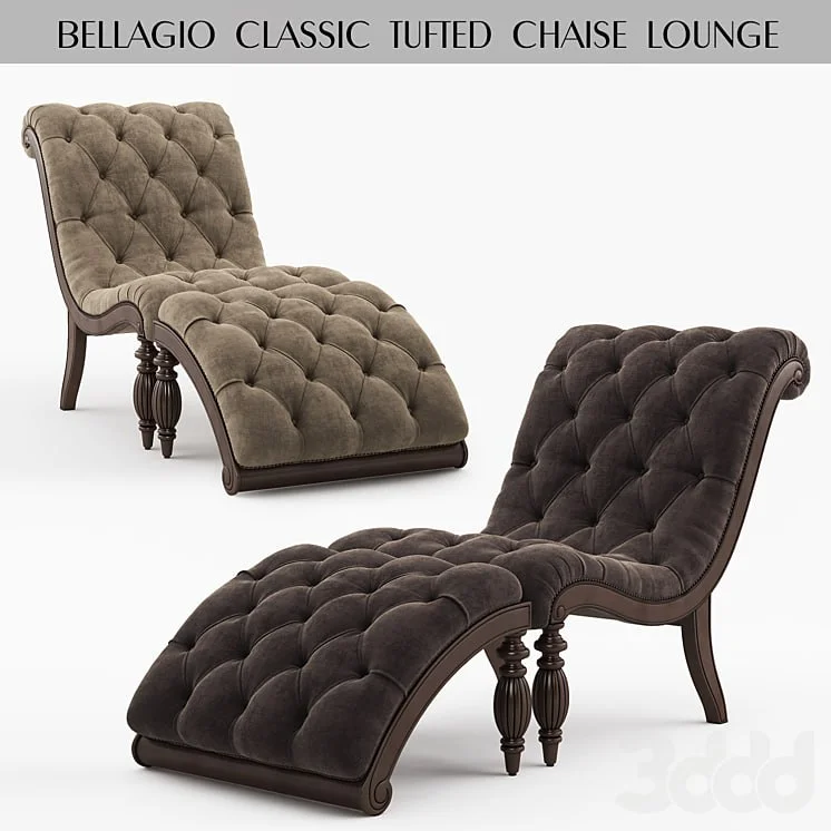 Bellagio Classic Tufted Chaise Lounge
